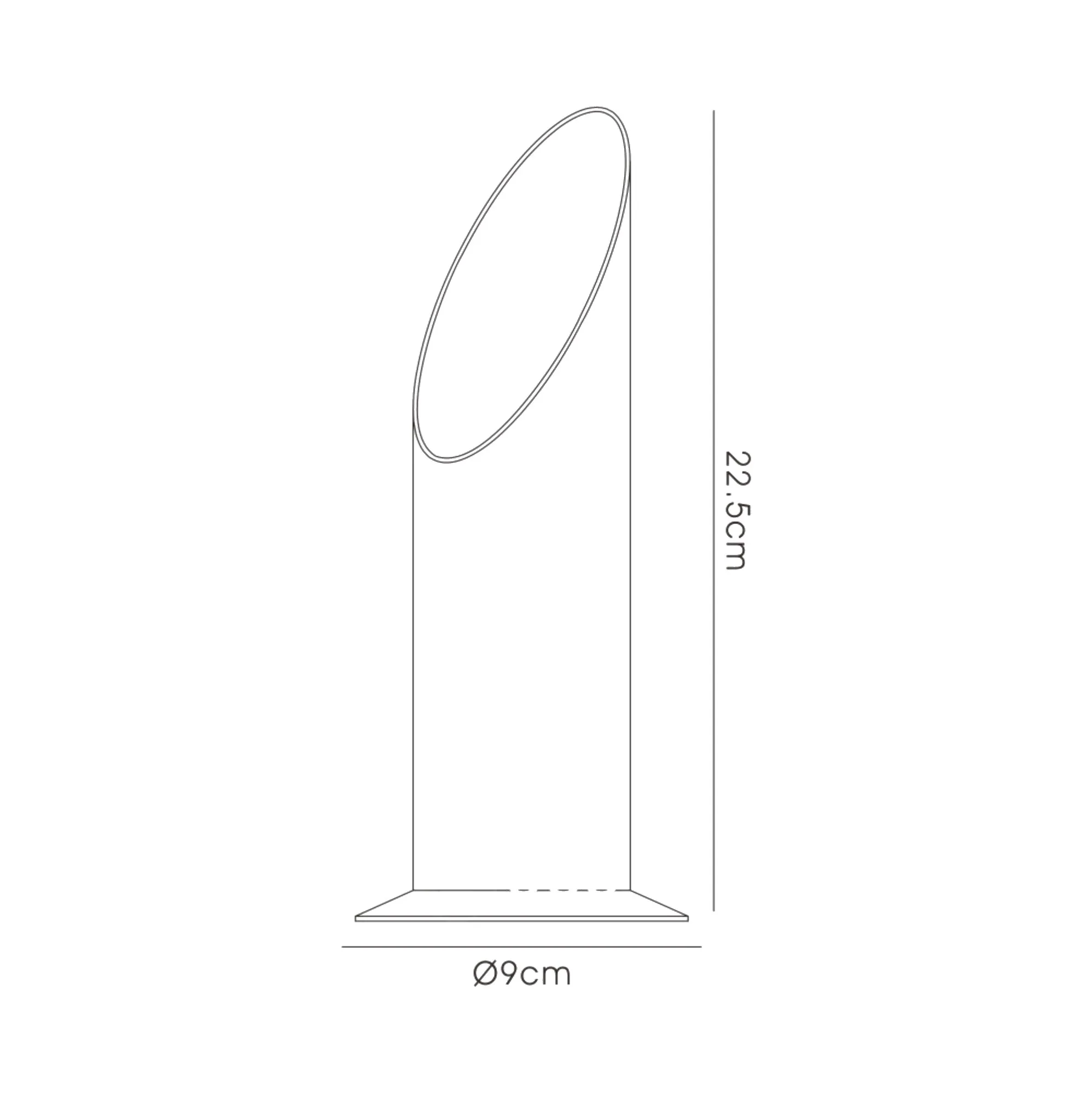 Indio 1 Light Table Lamp Black Chrome D0009  Deco Indio